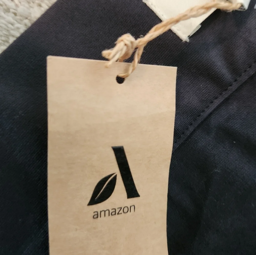 Men's Amazon Essentials 6XL Black Pant
